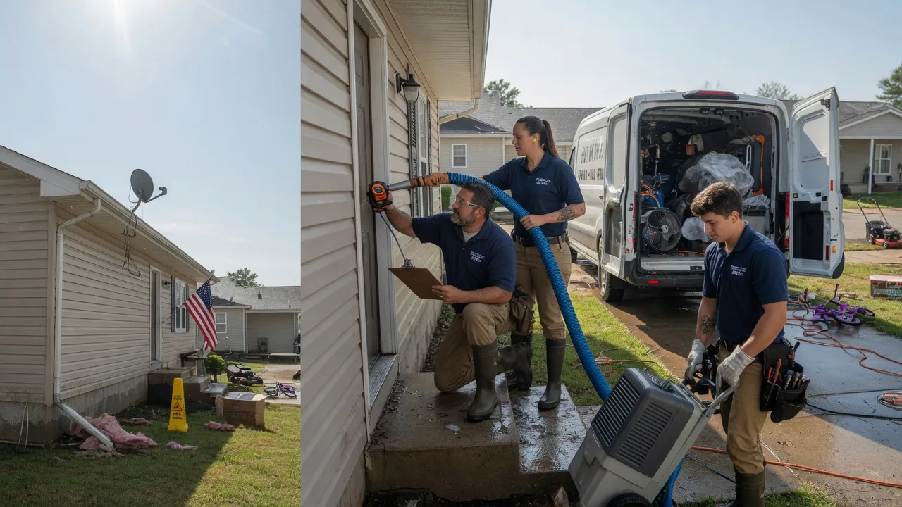 Ceiling Water Damage Restoration in Stratton, ME near me